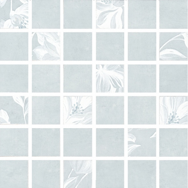 Каподимонте мозаичный голубой 30x30 - декор